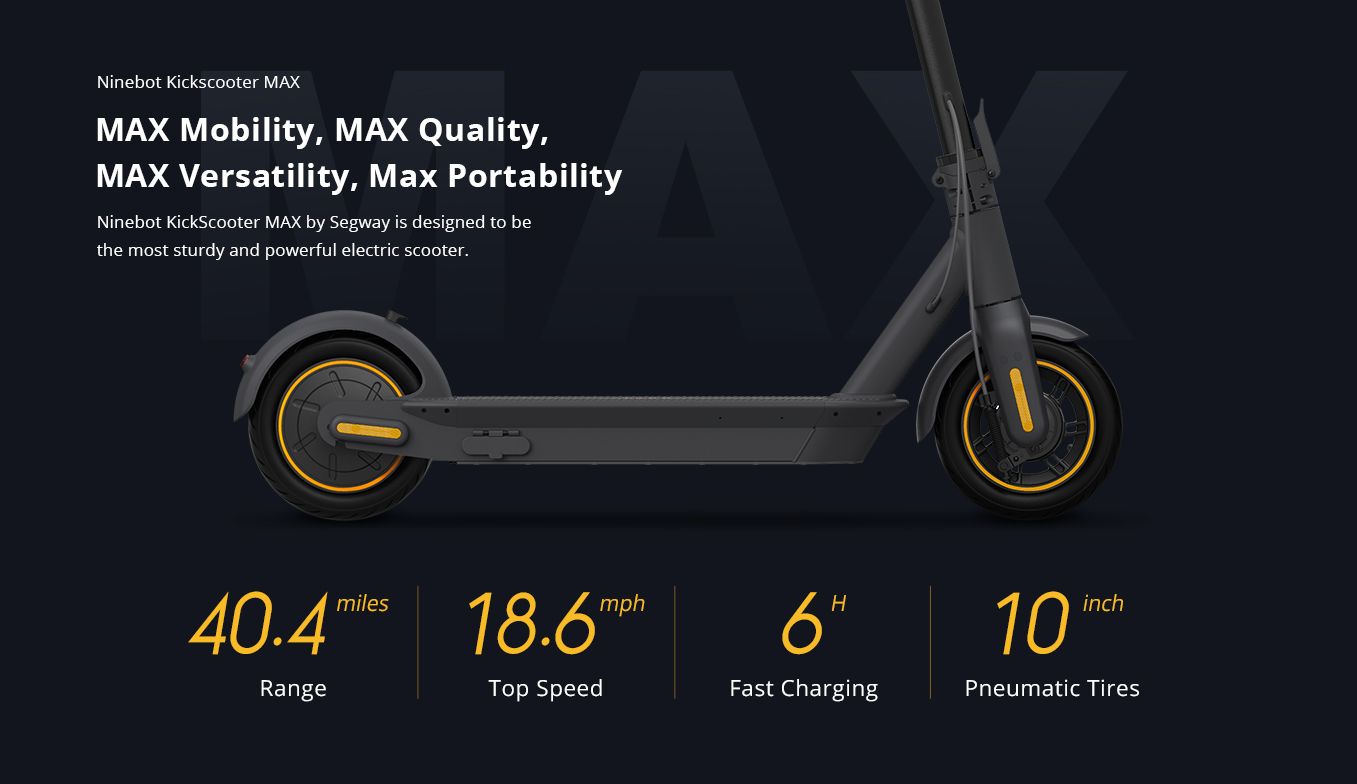 Segway Ninebot MAX Electric KickScooter
